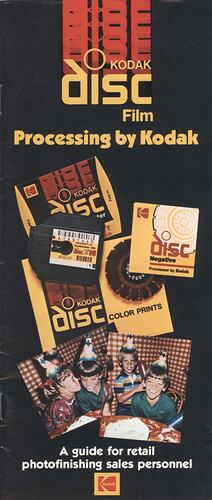 Booklet - Kodak Australasia Pty Ltd, 'Kodak Disc Film Processing by Kodak', 1982