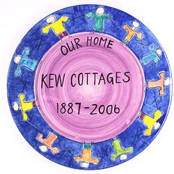 Plate - 'Our Home Kew Cottages 1887-2006', Eddie Munford, Melbourne, 2006