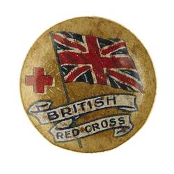 Badge - 'British Red Cross', circa 1914-1919