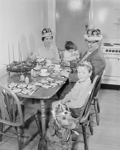 Family Group at a Dining Table, Bayswater, Victoria, 21 Aug 1959