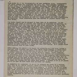 Page of typewritten text.