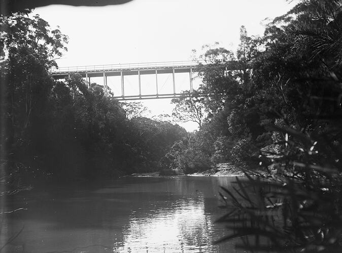 Bridge Over River, circa 1890
