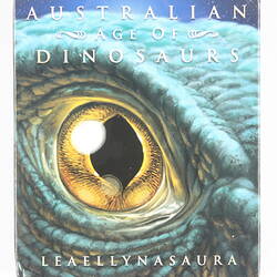 Leaflet with dinosaur eye.