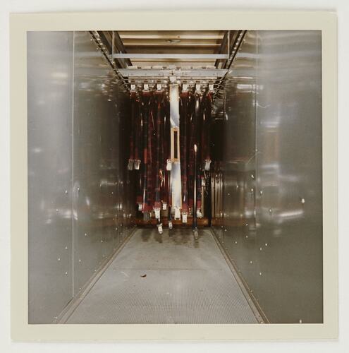 Slide 248A, 'Extra Prints of Coburg Lecture', Film Strips in Metal Tank, Building 20, Kodak Factory, Coburg, circa 1960s