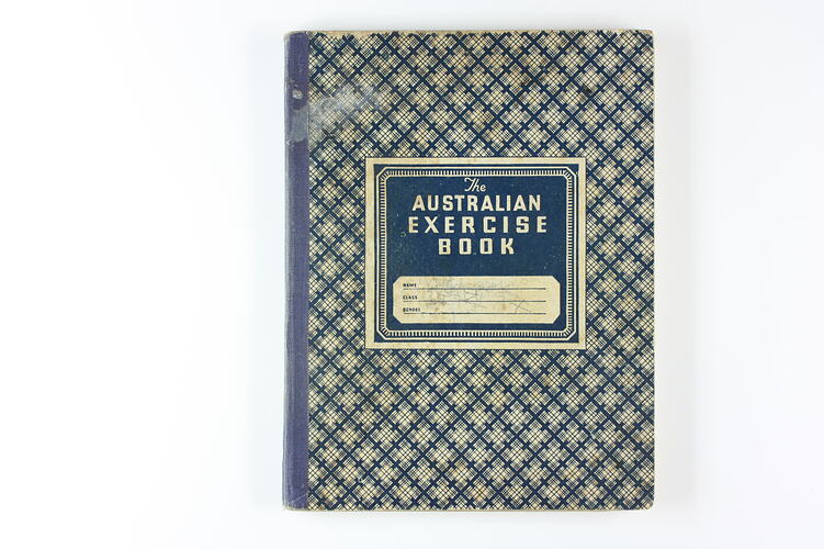 Exercise Book - English Language Lessons, Victoria & Tasmania, 1943-1945