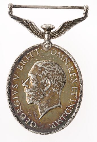 Medal - Distinguished Flying Medal, King George V, 1st Issue, Specimen, Great Britain, 1918-1930 - Obverse