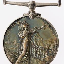 Medal - King's South Africa Medal 1901-1902, Specimen, King Edward VII, Great Britain, 1902 - Reverse