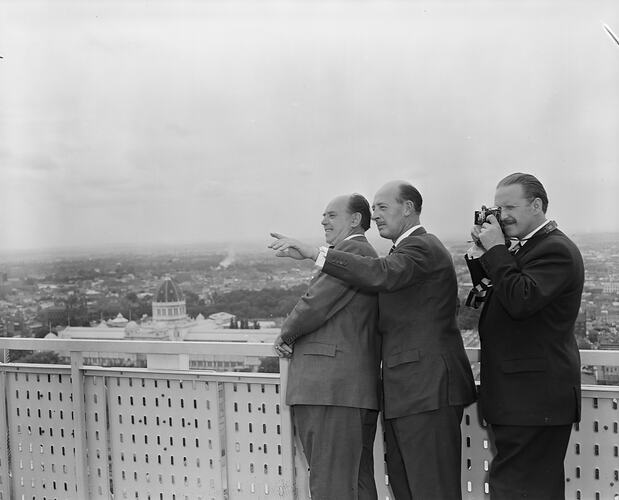 Portrait of Three Men, ICI Building, Melbourne, Victoria, Feb 1959