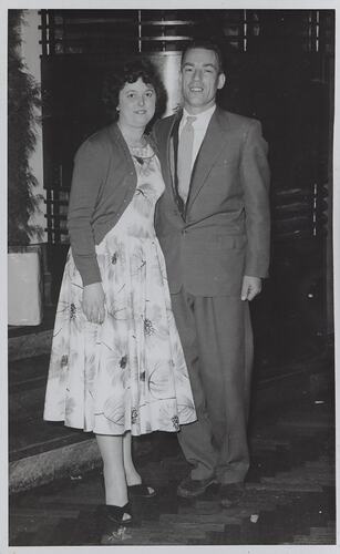 Photograph - John and Barbara Woods, Melbourne, 1958