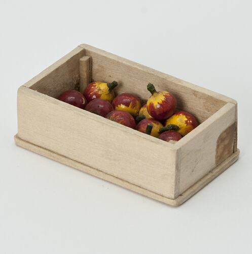 Box of Apples - Larder & Store Room, Dolls' House, 'Pendle Hall', 1940s