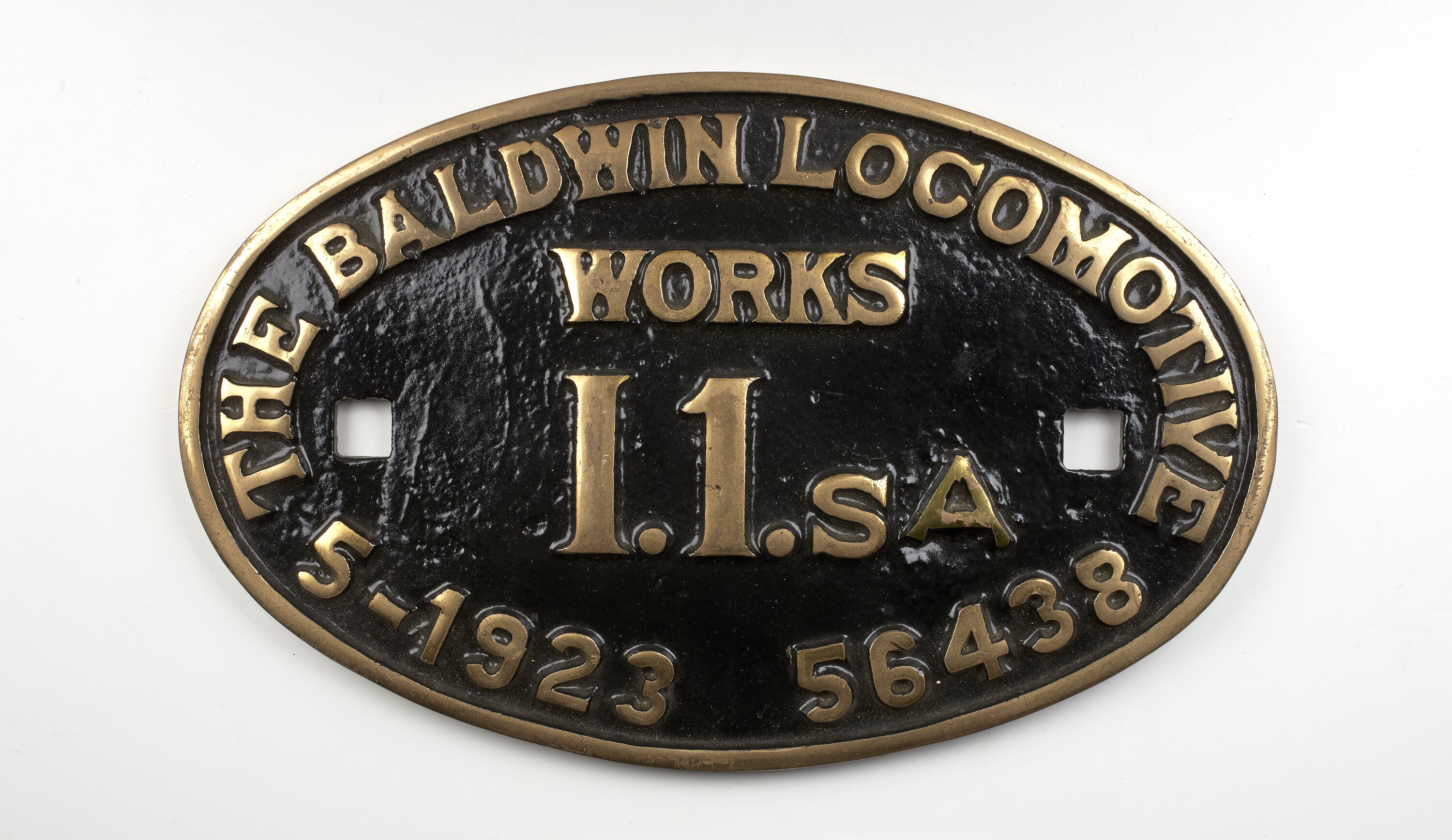 Precision Scale O Gauge #40149 Baldwin Locomotive Builder Plates - Unpainted Brass Etched Parts